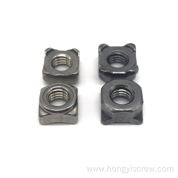 Four Corners Square threaded Welding Nuts